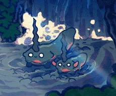 きょうの妖怪 #和漢百魅缶 通算7729体目【ソージマブリャー】湧き水をまもる者。 