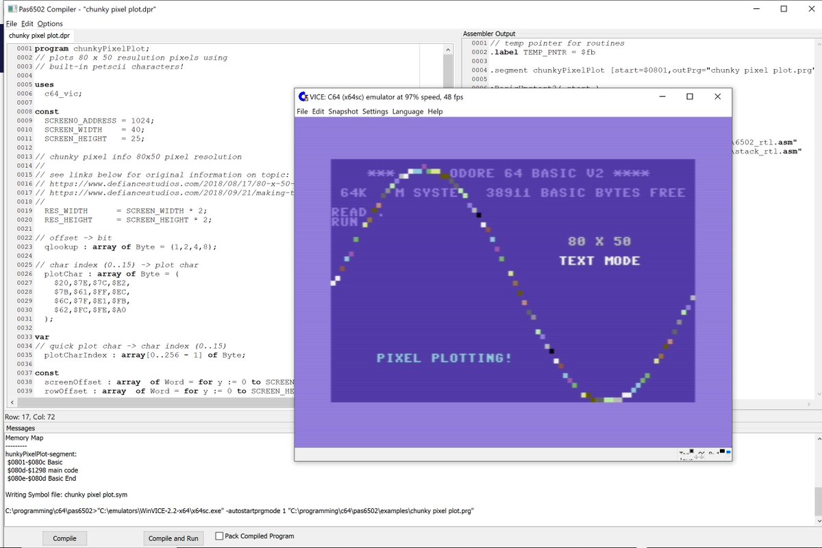 SyntaxErrorSoft's tweet image. Another example I&apos;m going to add to #Pas6502
