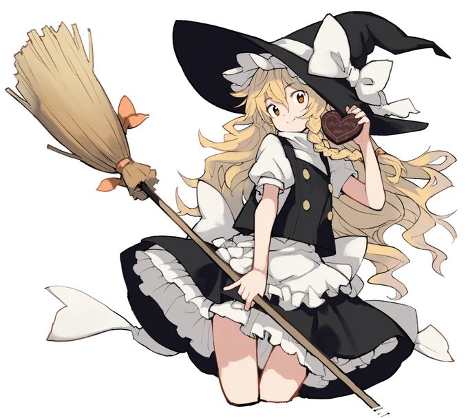 本日の一枚 476枚目 バレンタイン魔理沙  #本日の一枚 #東方 #霧雨魔理沙 