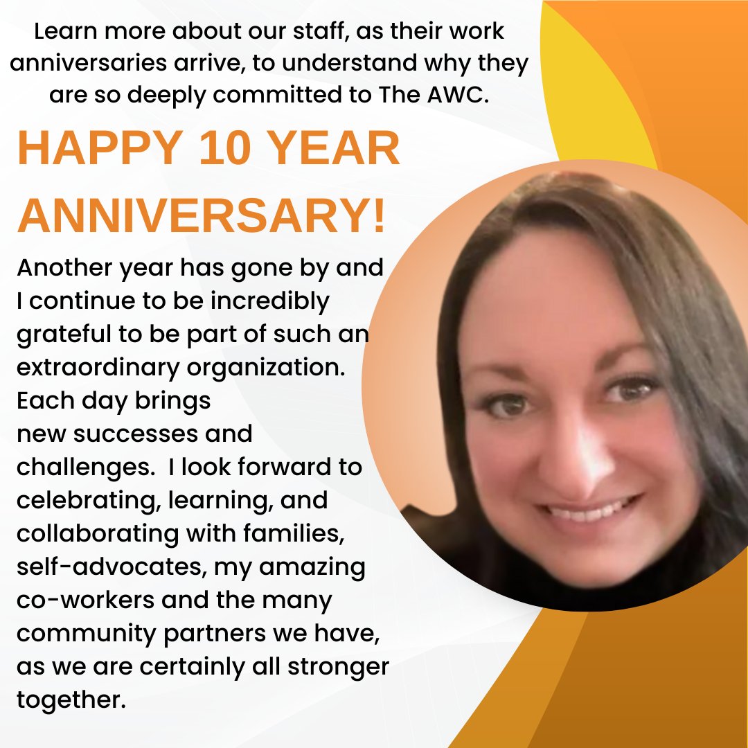 Celebrating a decade of dedication! 🎉 Congratulations to Leticia Arguello, our incredible Advocacy Manager at The Arc of Weld County, on reaching this remarkable milestone! 🥳👏 Her wealth of knowledge and unwavering work ethic have been invaluable to our team.