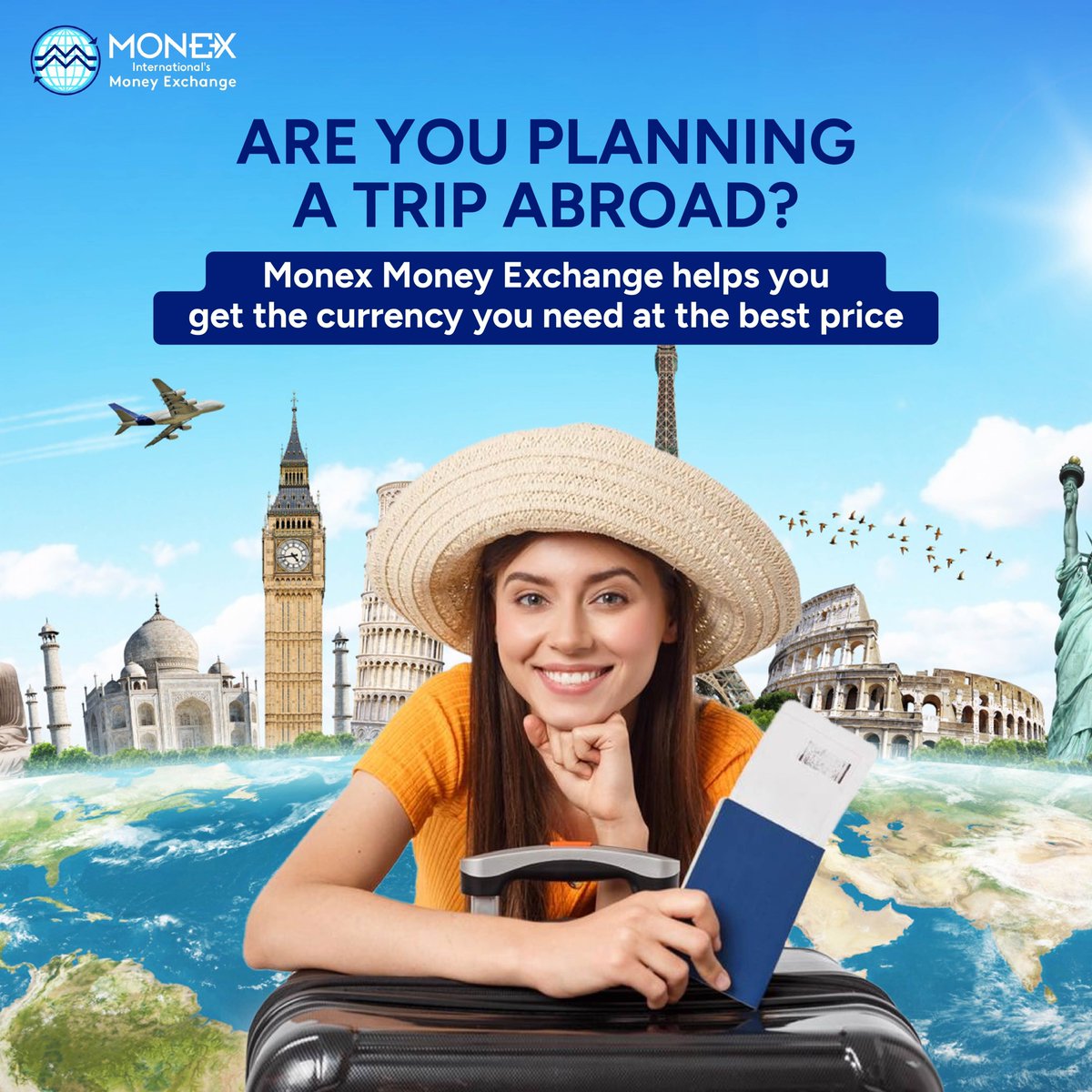 MonexMoney's tweet photo. Explore the world with confidence! Monex Money Exchange ensures you have the right currency at the best rates, making your travel dreams a reality.
Start your journey with us and experience a seamless exchange for unforgettable memories abroad.

#MonexTravelAdventure https://t.co/gEvwlEZW0C