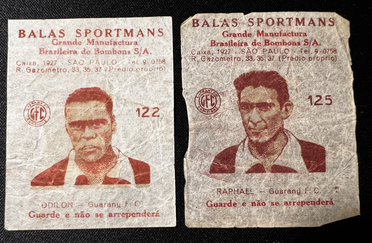 mehendler1's tweet photo. Some of the earliest soccer stickers made in Brazil. 

I would estimate these were released in 1930-31 based on the players I have and the teams they were on. 

Took me years just to even find commons from this set. https://t.co/40MI1XCiYU