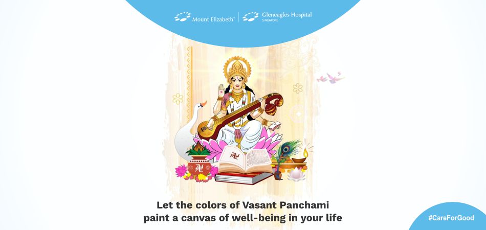 ParkwayIndia's tweet image. May the vibrant hues of Vasant Panchami bring a palette of well-being to your life. Embrace the colors of health and happiness with Mount Elizabeth Hospitals, Singapore. Your wellness journey begins here. #MountElizabethHospitals #EmpowerHope #Careforgood #VasantPanchami