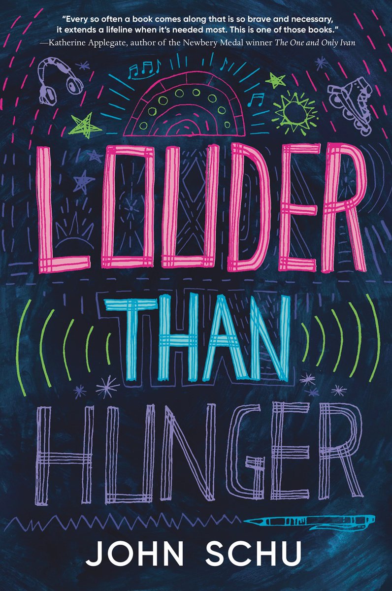 'Eighth grader Jake is bullied at school. He has only two friends. One is his grandmother, who understands him in a way his parents do not and shares his love of musicals. The other is an angel statue he named Frieden.' —from @sljournal's starred review 🌟slj.com/review/louder-…