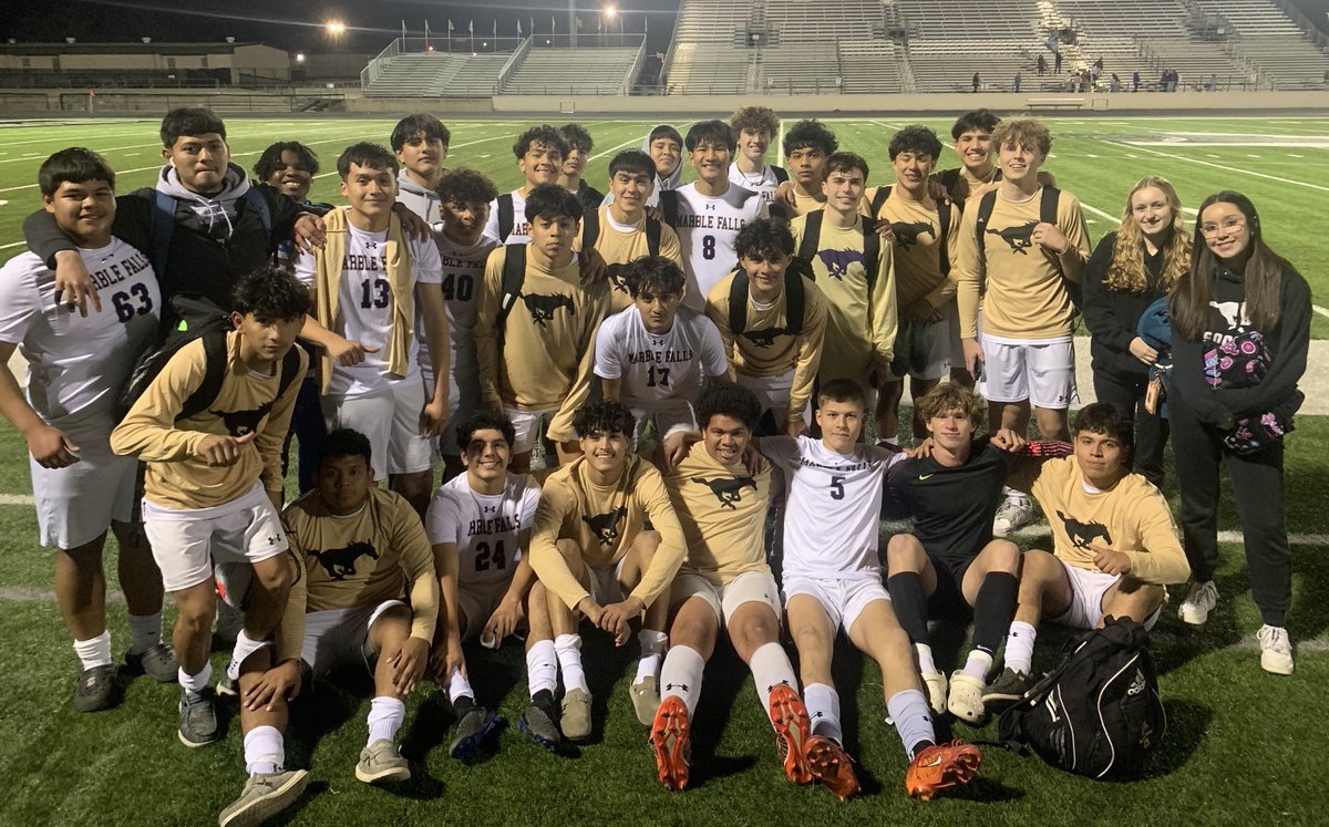 Mustangs with a great performance over rivals Burnet, winning 6-0. This Friday at Mustang Stadium is Teacher Appreciation Night &amp; want all teachers &amp; staff to come out.  ⁦<a href="/RedRaider1995/">Jeff Gasaway</a>⁩ ⁦<a href="/MFHS_Principal/">Marble Falls High School</a>⁩ ⁦<a href="/MFHSports/">MFHSports</a>⁩ ⁦<a href="/MFHSCouns/">MFHS Counselors</a>⁩ ⁦<a href="/fierrojennifer/">Jennifer Fierro, The Broad Podcaster</a>⁩