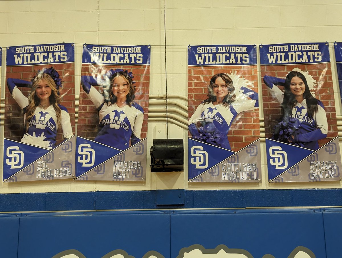 It's all about the SENIORS tonight! Thank you, Zoe, Sydney, Katelynn & Madison for your dedication to our cheer squad. Congratulations on a fantastic senior season! 💙📣🐾🏀🌟

#WeAreWildcats #D2SA
#BuildingLifeChampions
#OnceAWildcat #BleedBlue
