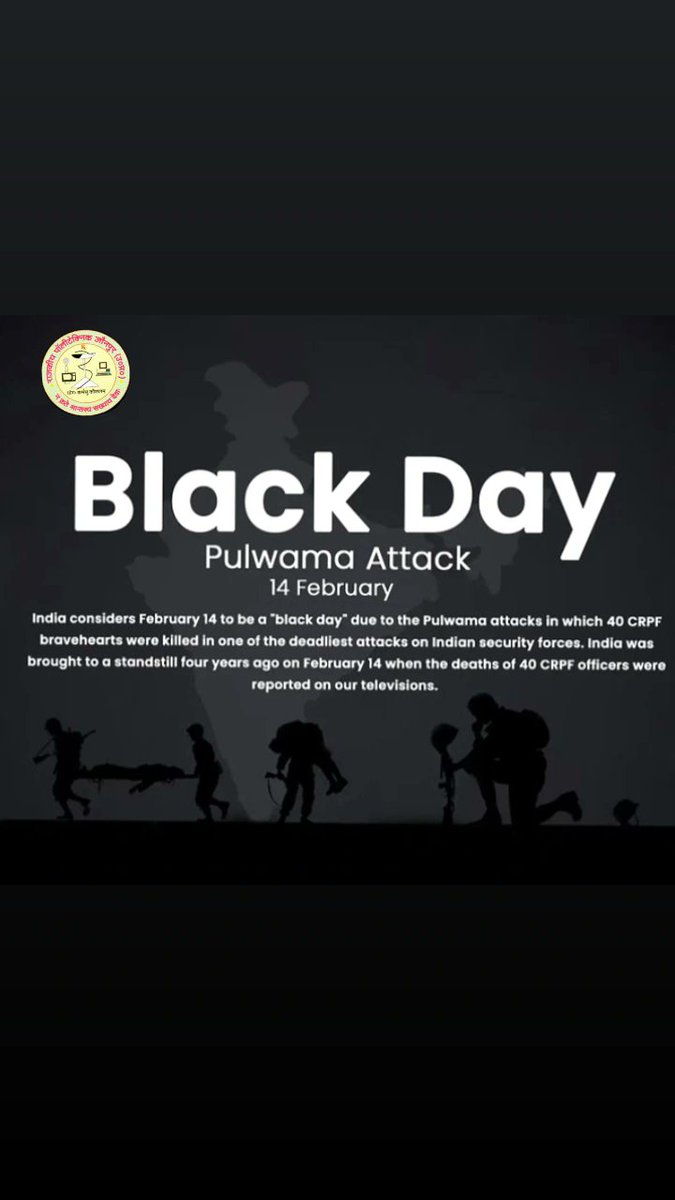 GovtPolyJaunpur's tweet photo. 🖤 Today, India mourns the Pulwama attacks, a 'black day' etched in our hearts. 🇮🇳 Honoring the 40 CRPF heroes who sacrificed their lives in service. Let's stand united for peace and remembrance. 🕊️ #PulwamaAttack2019 
#PulwamaTerrorAttack #BlackDayForindia #SaluteToHeroes https://t.co/5t2a45DXzk