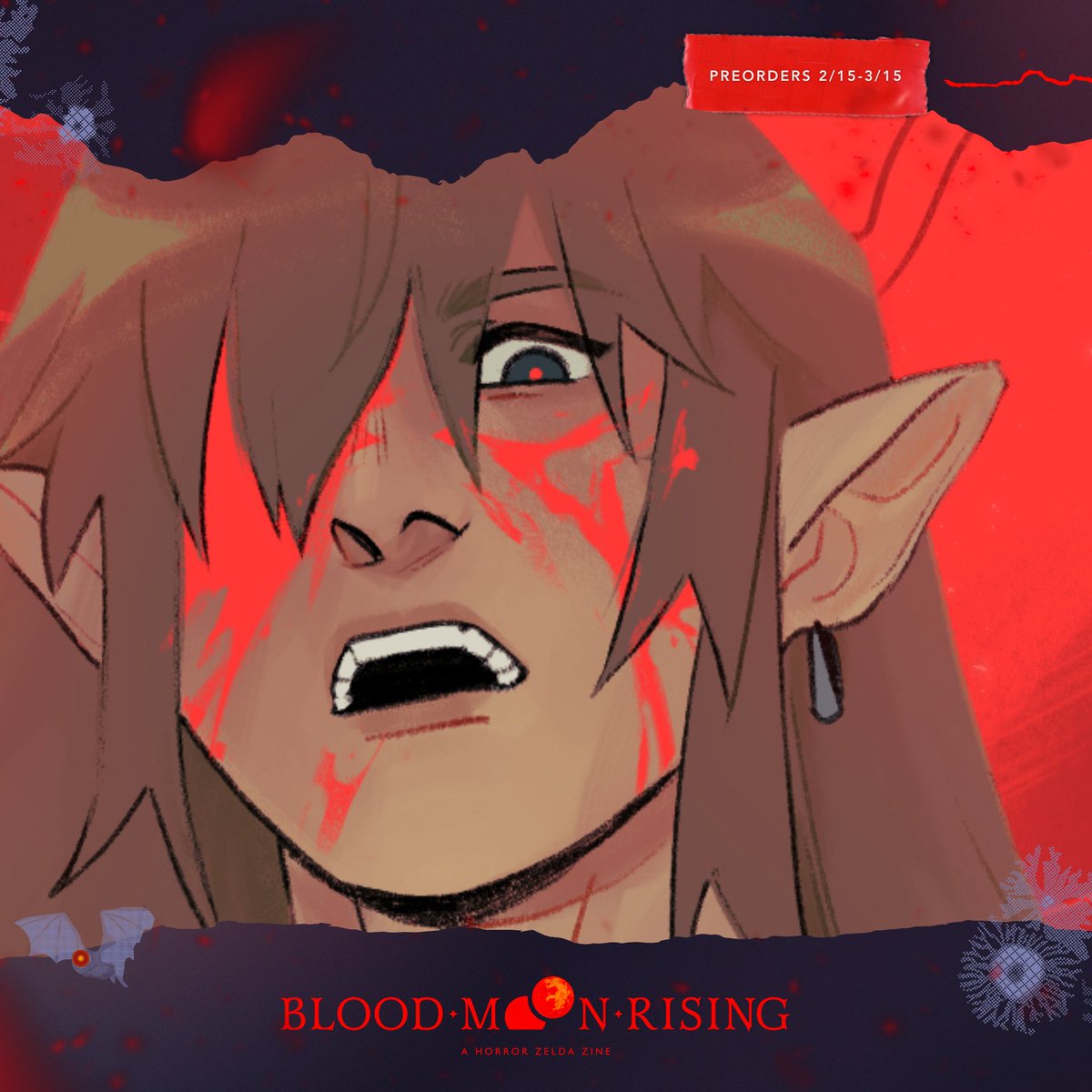 リンク(ゼルダの伝説) 「 Blood Moon Rising Preview for my piece 」|Loren Davis @ Looking for Production Workのイラスト