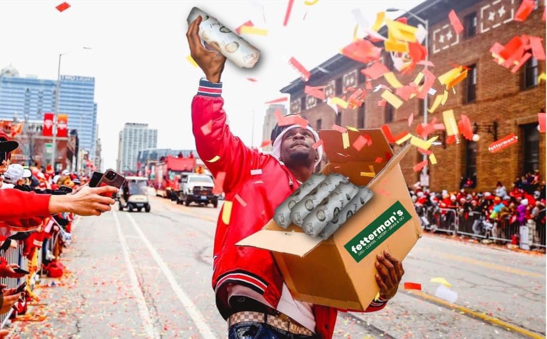FettermansDeli's tweet photo. Just in case @MVS__11 isn't throwing out Fetterman's at the parade tomorrow, order online and we will have your lunch ready for pick up! We are open ALL DAY, Wednesday, February 14th!
#kcmo #boarshead #paradeday https://t.co/pUvJ1vABZT