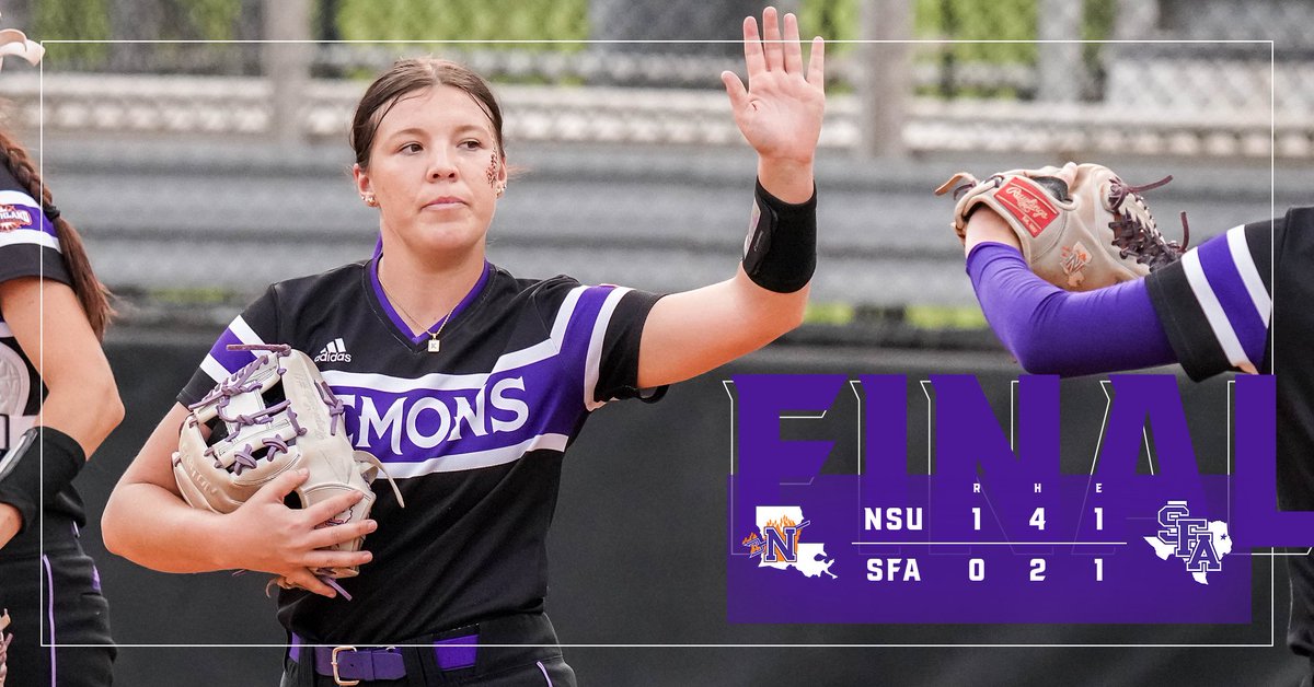 DEMONS WIN!!! An absolute GEM from Kenz!!! Complete game and closes it out with her 1⃣0⃣th K!! #ForkEm x #AAIT