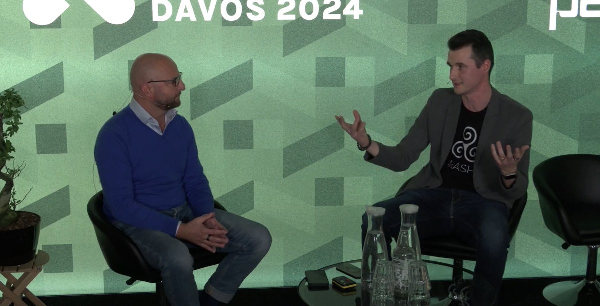 Check out this chat between @GLRalf and @MihaiAlisie at #TheHubDavos, 2024!🇨🇭 They discuss the history of incorporating Ethereum in Switzerland, the evolution of Crypto Valley, and how the AKASHA open-source toolkit is like a customizable WordPress for social platforms.🤝