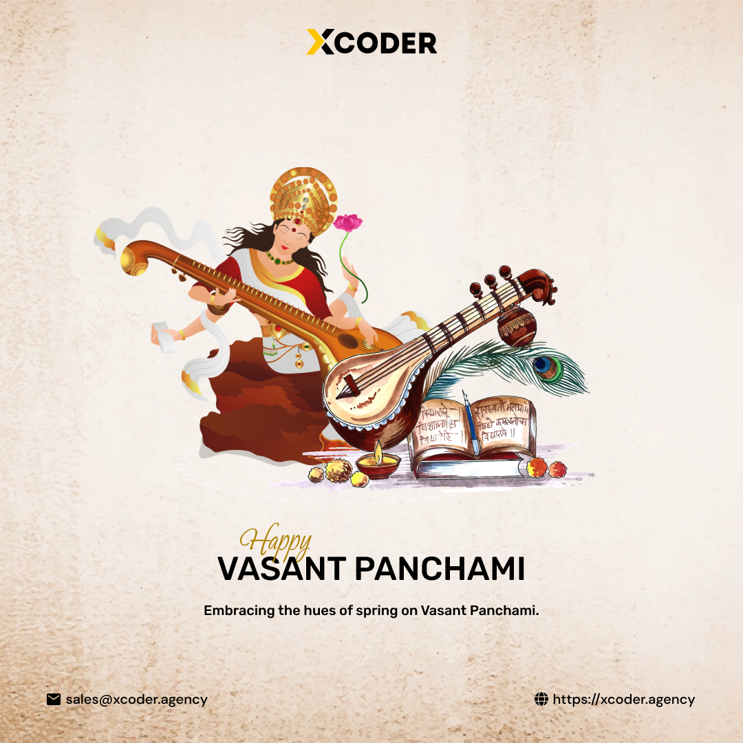 Xcoder_agency's tweet image. May the vibrant hues of Vasant Panchami inspire creativity and prosperity in all endeavors.🌼 Let's welcome the season of renewal with joy and reverence.
#VasantPanchami #SpringFestival #Renewal