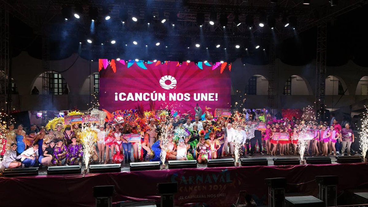 AytoCancun's tweet photo. Felicidades a las y los ganadores en este #Carnaval #CancúnNosUne 2024:

COMPARSAS 💃🕺
Categoría infantil:
• Primer lugar: “Pesadilla” de Isadora Duncan
• Segundo lugar: “Cruela” de Isadora Duncan
• Tercer lugar: “Mitos del Caribe” de Isabella Alarcón  1/3 https://t.co/cSr2TfyiU9