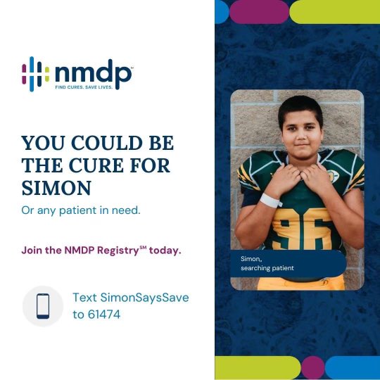 My guy Simon needs our help. He has developed a new form of cancer and needs a bone marrow transplant. If you are between 18 and 40 years old , please consider joining the registry and getting some friends to join too. Text - SimonSaysSave to 61474 @enabeti @nmdp_org #BeTheMatch