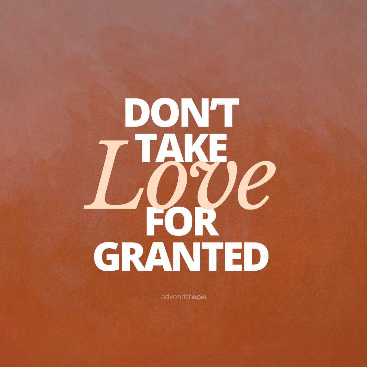 adventistasia's tweet photo. When was the last time you told your spouse you love them? When was the last time you appreciated your parents?  When was the last time you said "thank you" to your colleague? 

May we learn to love each other better, not only today, but with every opportunity we have.  ❤️ https://t.co/qwZVaNGkVS
