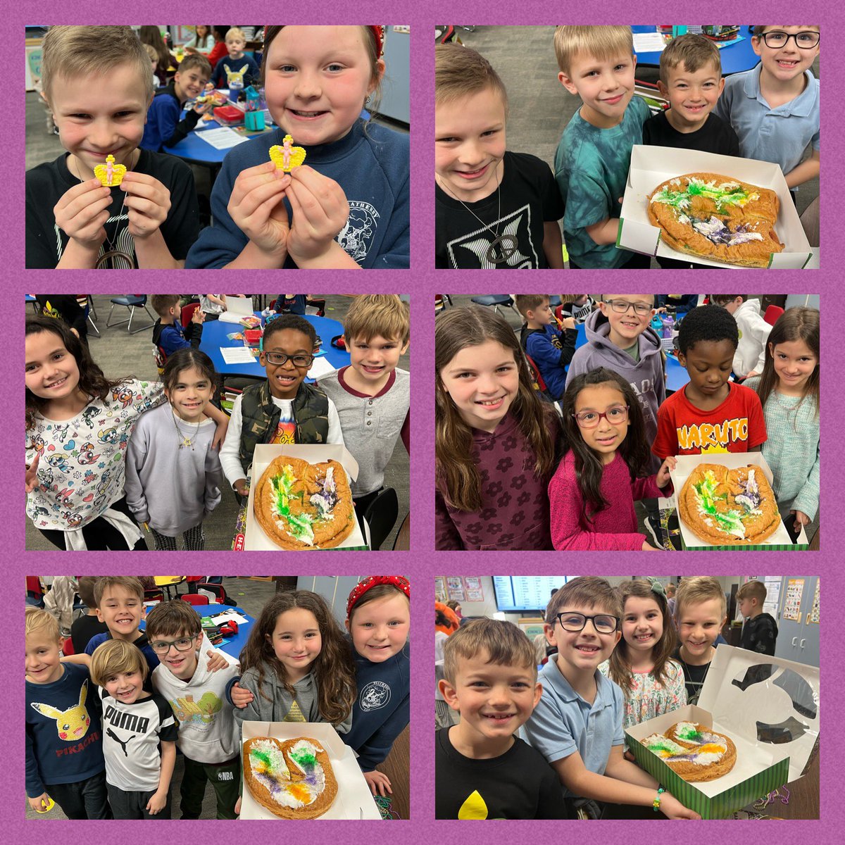 MsBlackshear143's tweet photo. We studied the history of the King Cake and enjoyed a sample. It was a Fabulous Fat Tuesday!! @HumbleISD_DWE https://t.co/oUPs2Ci8yC