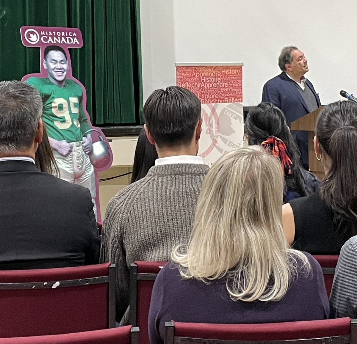 Had the privilege of attending the release of the new Normie Kwong Heritage Minute from @HistoricaCanada. A made in Calgary story of resilience, excellence and service. Watch it here - and share!