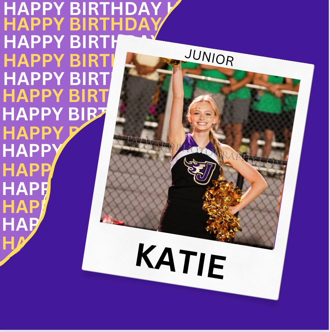 Happy Birthday Katie!! Thank you for always having a good attitude and being a team player!! 💜💛