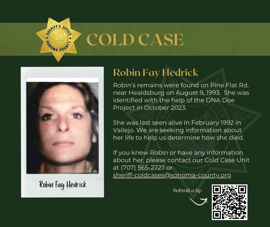 1993 Jane Doe identified in partnership with @DnaDoeProject. We’re asking for the public’s help as we investigate her suspicious death. Details ➡️ rb.gy/o3labc