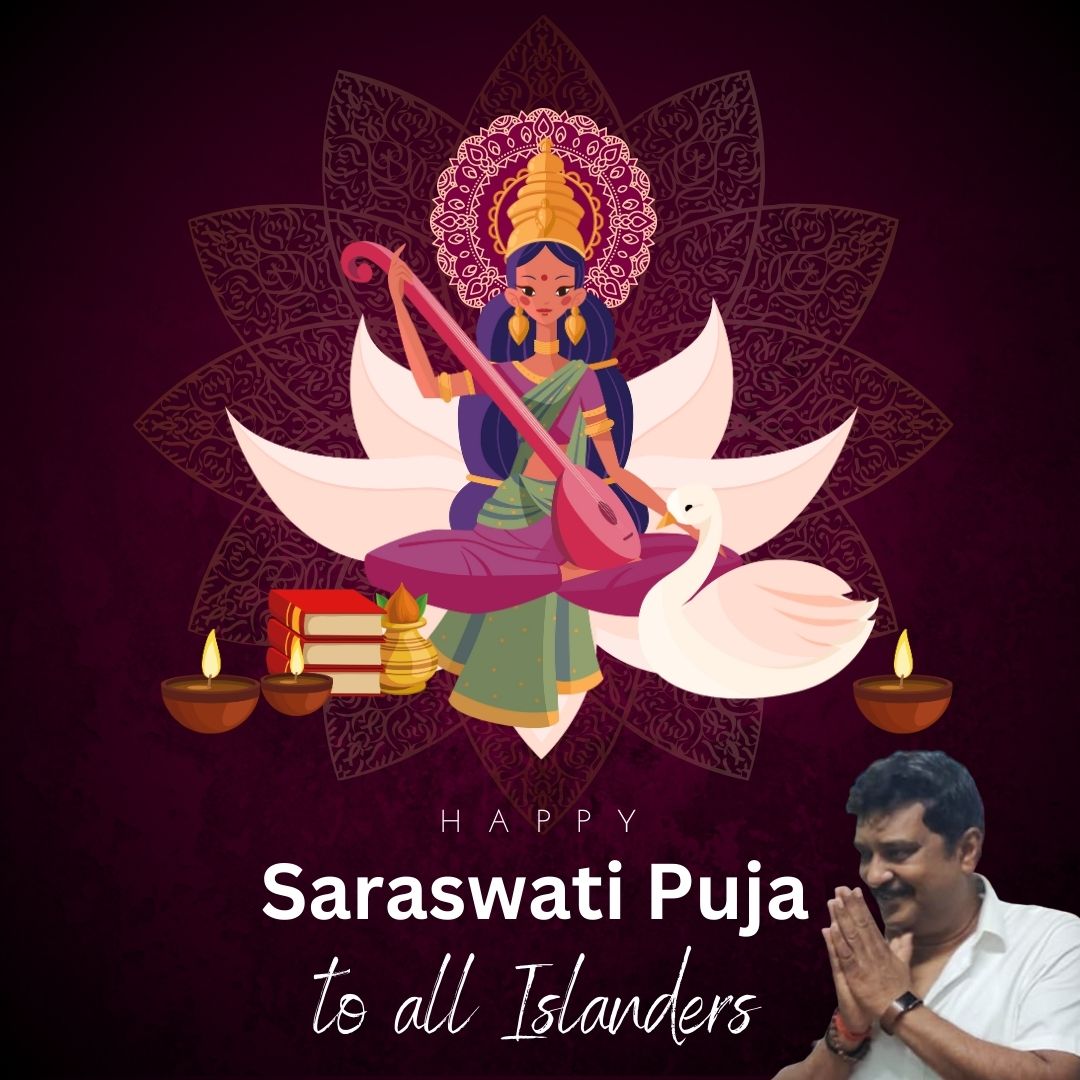 Happy Saraswati Puja to all Islanders #Andaman