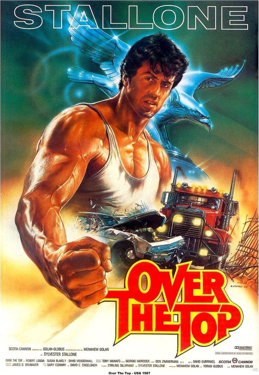 #ReleasedOnThisDay Over The Top
Released February 13, 1987

#SylvesterStallone #OverTheTop #The80s 
#ILoveThe80s #Stallone #Rocky #Rambo