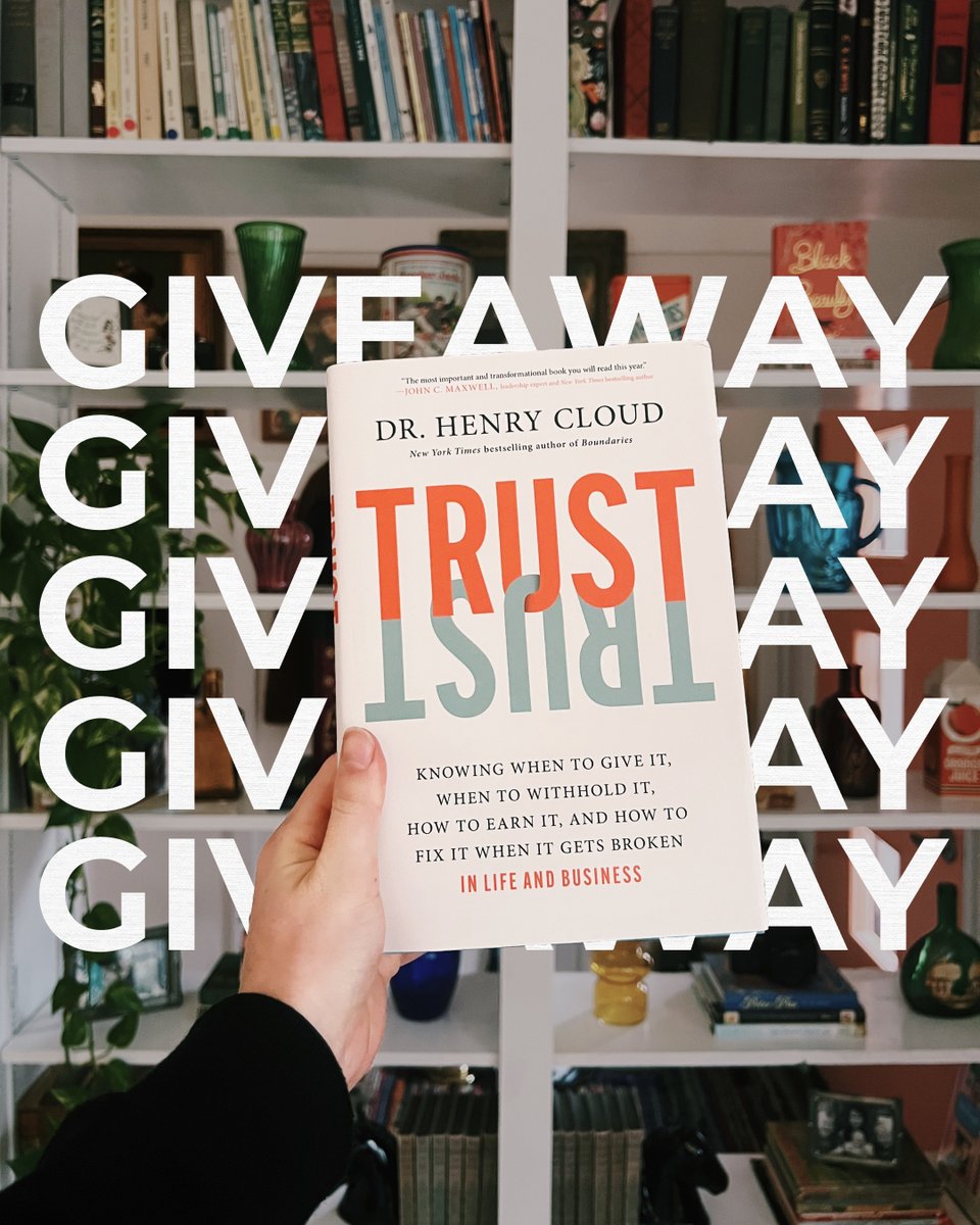 GLNsummit's tweet photo. Trust is arguably one of the most valuable assets of a healthy relationship personally or professionally. Like this post &amp; tag a friend in the comments to be entered to win a copy of Trusty by @DrHenryCloud  
*Winner chosen at 12pm CDT 2/19.
#GLS24 #Leadership #DrHenryCloud https://t.co/vBZ1GKsyXI
