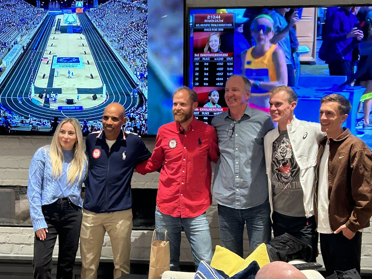 6 Olympian’s celebrating the victory of Conner Mantz and Clayton Young tonight — the first 2 American men to qualify for the Olympic Marathon #ParisOlympics. Both are from Utah! Their journey to Paris, tonight on @KSL5TV at 10 PM.