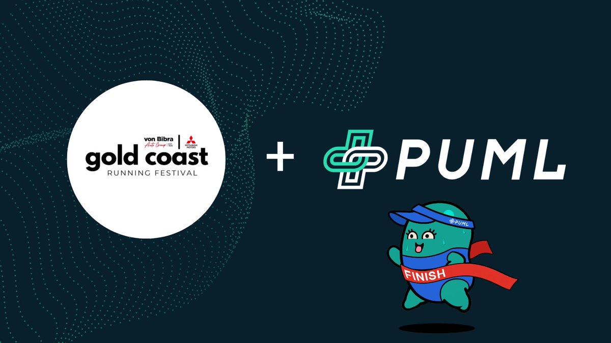 🎉ANNOUNCEMENT🎉 We are proud to announce a partnership with Gold Coast Running Festival 2024!

We join @garminau @brooksrunning to sponsor the event! PUML offers a global virtual 10 week training challenge everyone can join today!

puml.io/gcrunningfesti…

$PUMLx Lets Go!