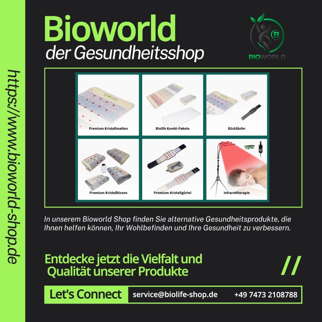bioworld2023's tweet image. Warum bei Bioworld einkaufen?

- Original Biolife Produkte
- Top Qualität zu fairen Preisen
- Große Produktauswahl
- Versand innerhalb 3 bis 5 Tage
- Kostenloser Versand ab 100,00 Euro
- 30 Tage Rückgaberecht
- 3 Jahre Garantie
