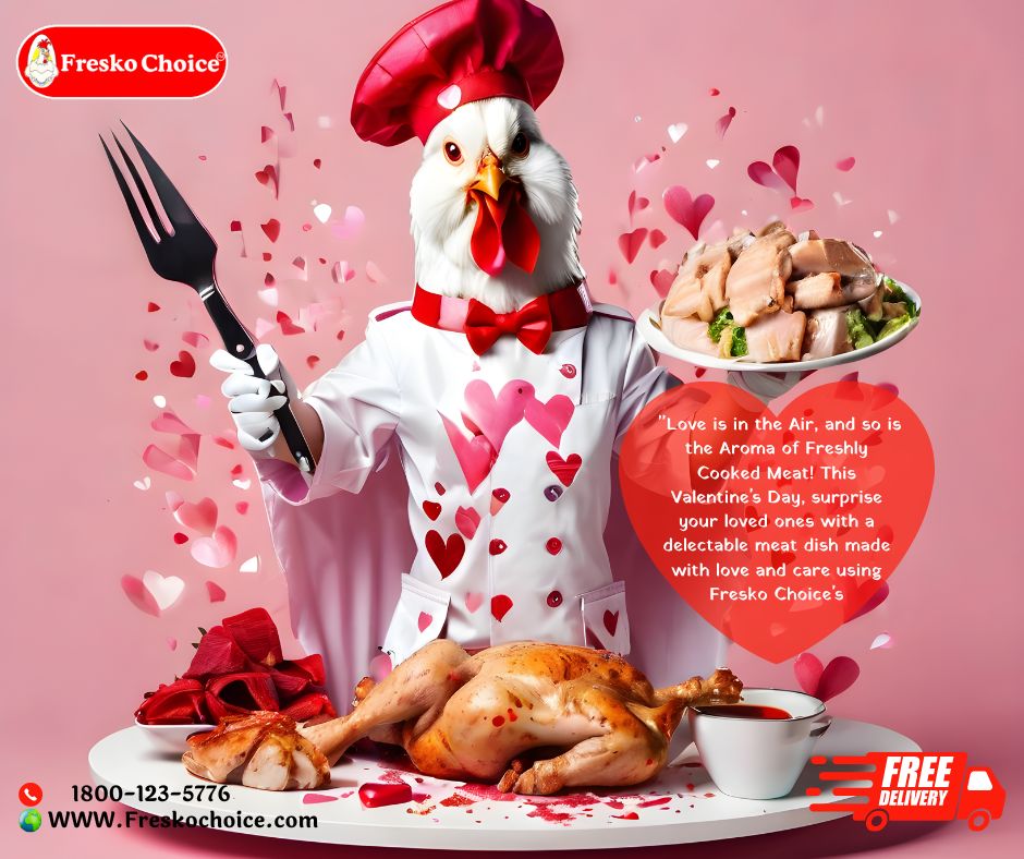 ChoiceFresko's tweet photo. "Indulge in a Romantic Meat Feast this Valentine's Day! Treat your loved ones to a mouthwatering meal with Fresko Choice meat products. From succulent steaks to tender roasts, surprise your partner with a delicious homemade dinner that will surely make their heart melt"😍😍😍 https://t.co/Hj6ufTcXdy