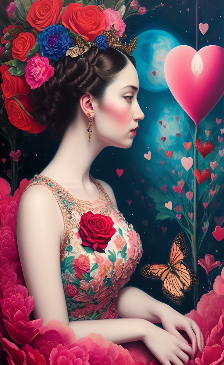 Ratsy's tweet image. Happy Valentine's Day, dear friends. Enjoy my new creation. ❤️❤️❤️❤️❤️❤️