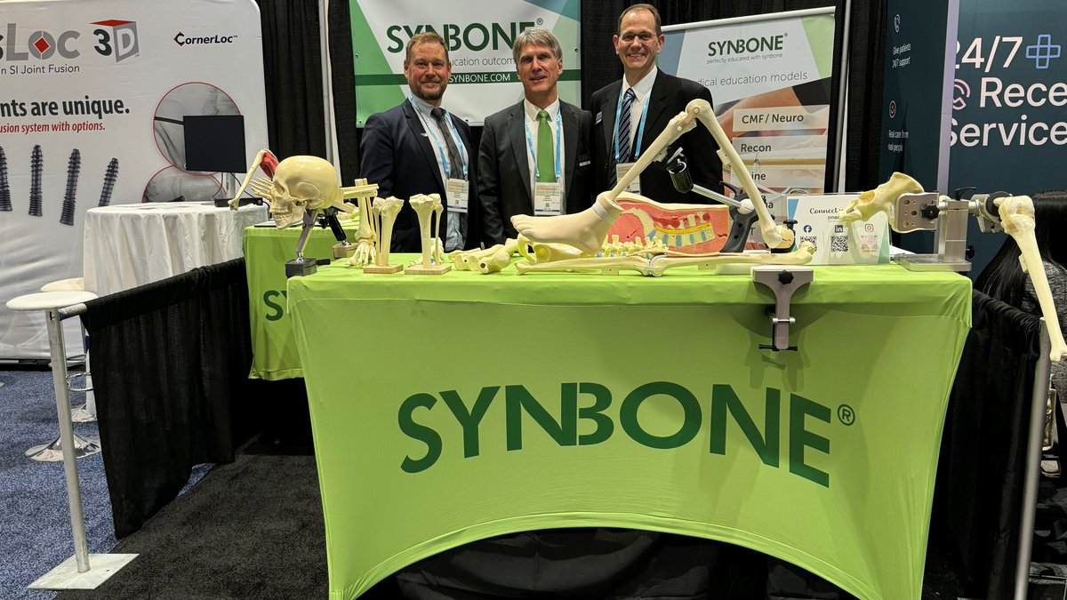 Excited to be at AAOS 2024, connecting with fellow professionals and immersing ourselves in the latest orthopedic innovations! Swing by our booth @ 4036 and say hello to the team!
#aaos2024
#synbone

🌐synbone.com