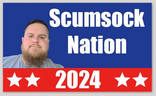 Pr1ncesspea07's tweet photo. Weโre running for president now @Scummy_41 @BuddyChristv1 #scumsocknation https://t.co/LOU9bjXKXc