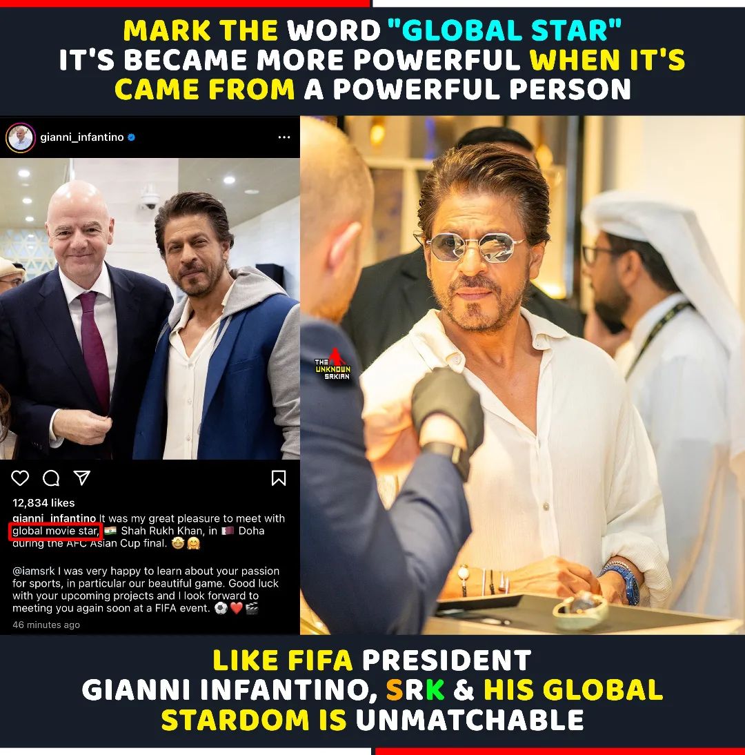 The Global Star @iamsrk 🔥

#ShahRukhKhan #SRK #Gianniinfantino