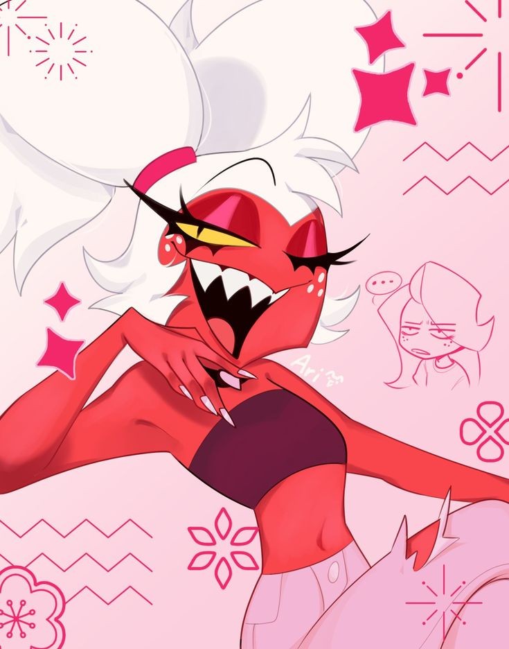 𖤐//Btw.  This Rigbette muse isn't a long-term thing, btw. I'm going to go back to Moxxie after a week. I should have mentioned that this is more of an event kind of thing. 

Why? I love helluva boss/hazbeen hotel, and Rigbette was more so a joke character.𖤐