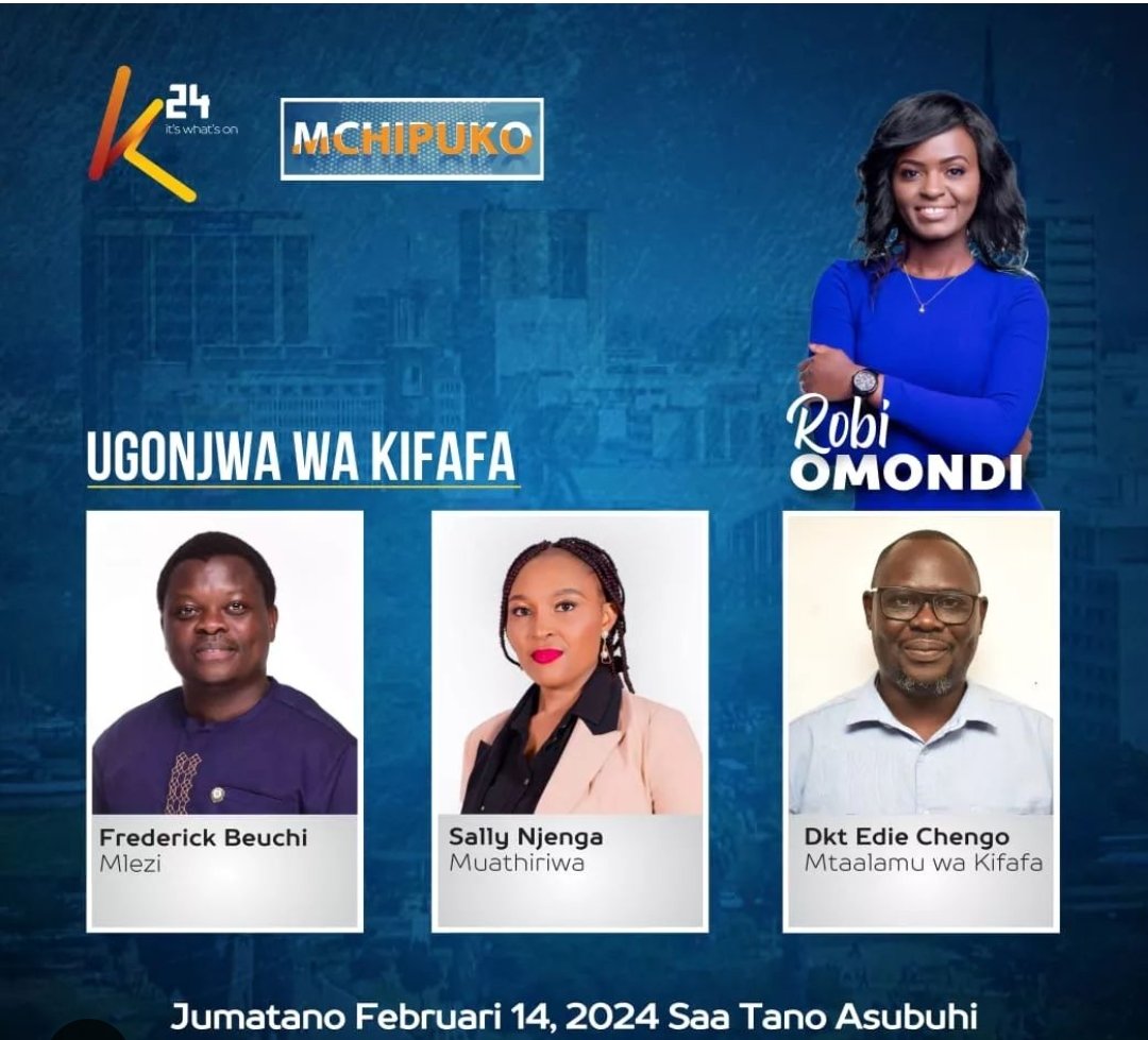 We continue to  #AngazaKifafa this Valentine's. Join us at 11 am on K24. Our well represented panel includes Vice Chair &amp; Epileptologist Dr. Eddie Chengo, Vice Chair&amp;Caregiver Rev. Fred Beuchi, and Ms. Sally Njenga, a Person Living with Epilepsy (PLWE).<a href="/BankofAfrica_Ke/">Bank of Africa</a> <a href="/K24Tv/">K24 TV</a>