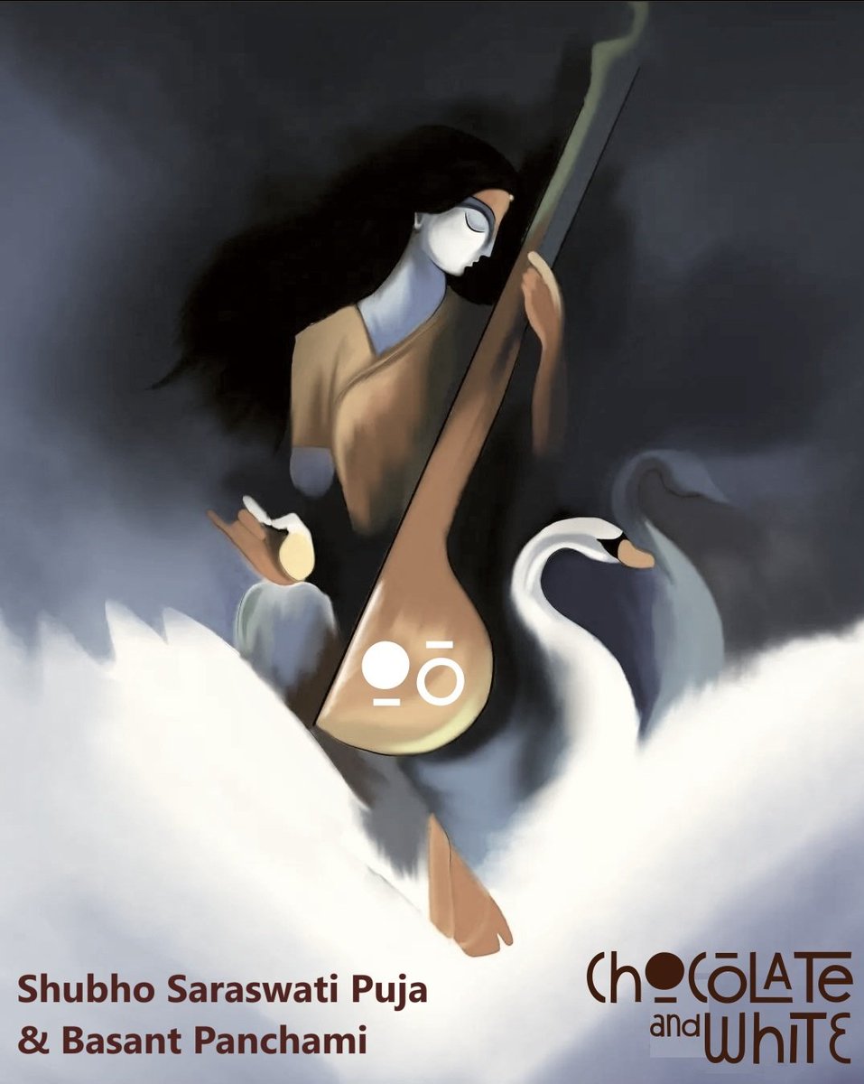 ChocolateNWhite's tweet photo. May this auspicious day bring forth wisdom, success &amp; happiness. May Goddess Saraswati bless us with knowledge, creativity, and inspiration. Happy Basant Panchami and Happy Saraswati Puja!

#ChocolateandWhite 
#chocolates #chocolate
#happybasantpanchami #happysaraswatipuja https://t.co/siHsYqJ1tO