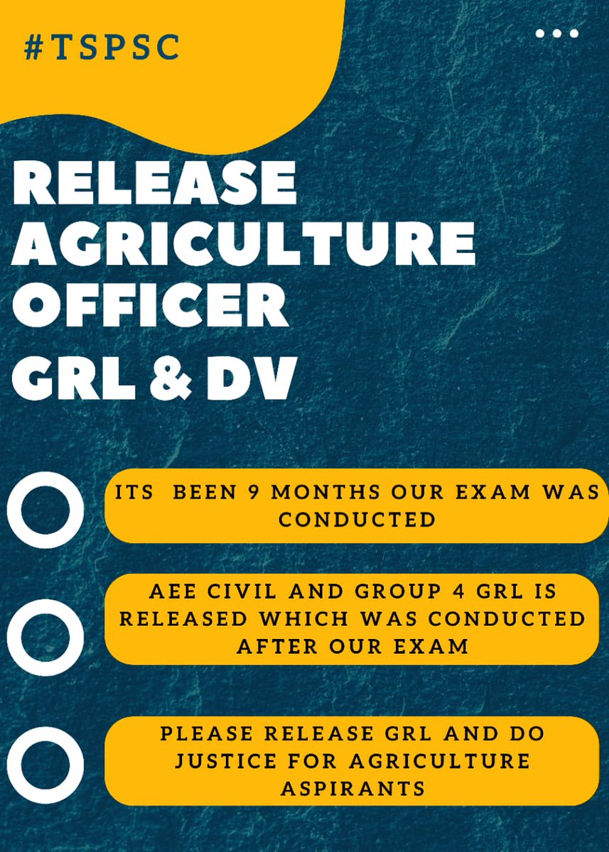 Manisha19301's tweet photo. @LVReddy73 @revanth_anumula What about Agriculture Officer GRL sir?
#release_tspsc_ao_grl https://t.co/X7E4KpwuWR