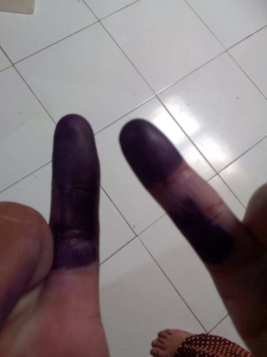 2 suara untuk 01 dan 08