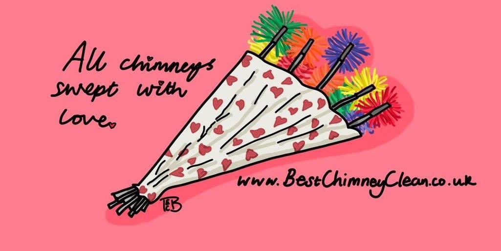 #valentines 💘 

Don’t forget to give your chimney some love book your sweep so it’s not #burninglove 

#chimneysweep #Exeter

💘🎩🔥
