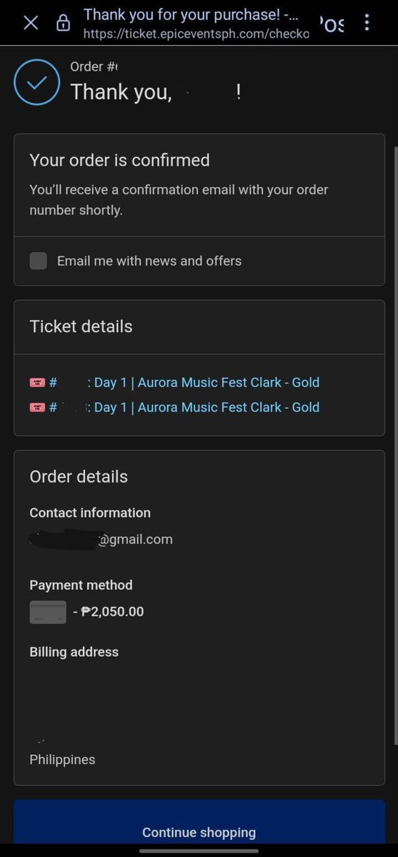 sisiwdegrees's tweet photo. wtb lfb Aurora Music Fest

- Day 1 (April 6)
- ONE (1) Gold ticket
- E-ticket

RFS: sudden conflict schedule

🏷️: clark global city pampanga music festival 2024, cup of joe, adie, december avenue, SB19, moira dela torre, december avenue, juan karlos https://t.co/qMIdU8ngP8