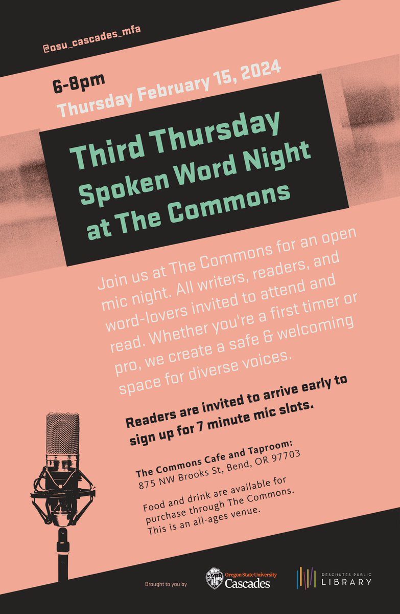 OSU Cascades MFA tweet media