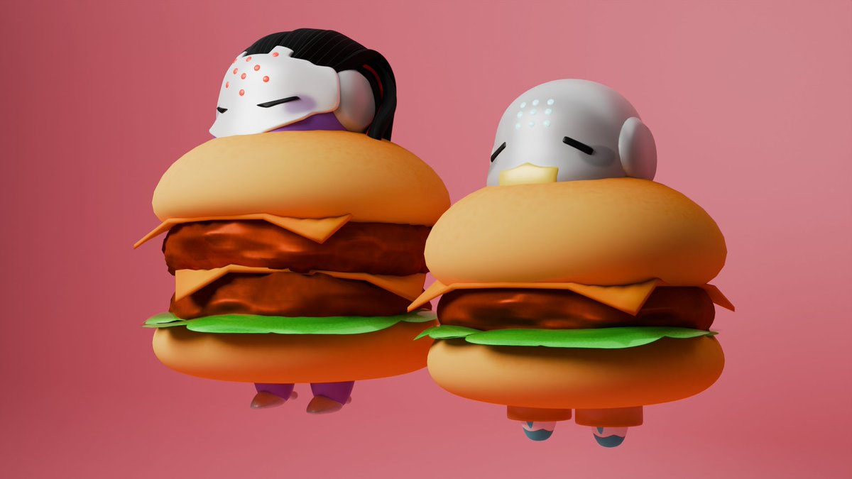 wooongwooong's tweet photo. Ram burger and Zen burger🍔
#Ramattra #Zenyatta #Overwatch #OverwatchFanart https://t.co/jJPWBrehHC