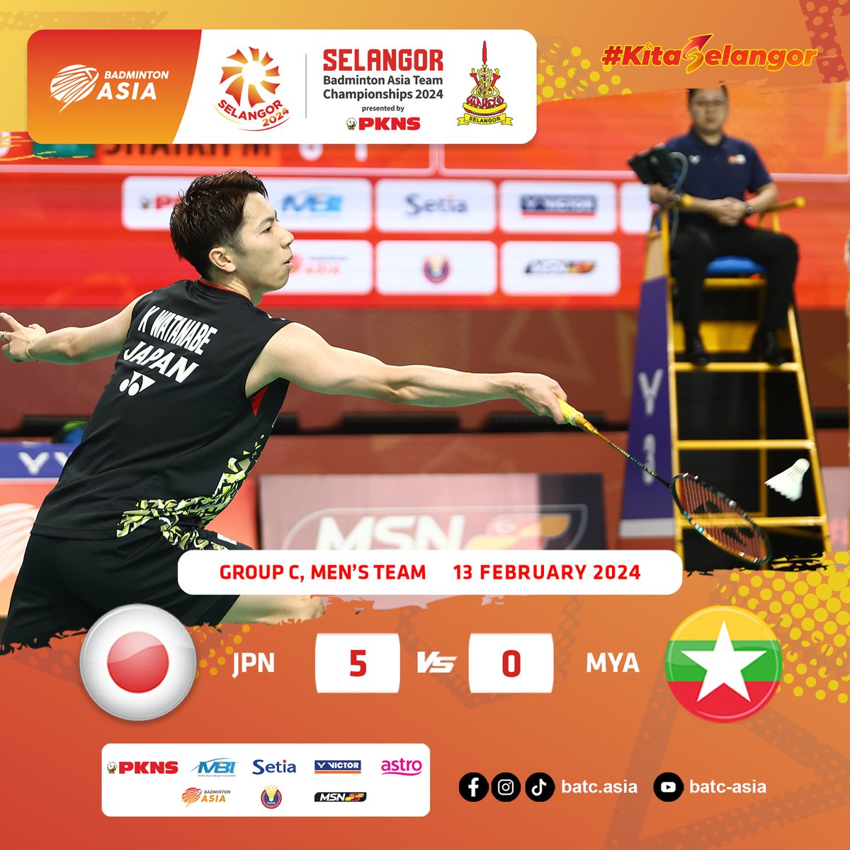 Selangor Badminton Asia Team Championship 2024 (@BATC_ASIA) / Posts / X