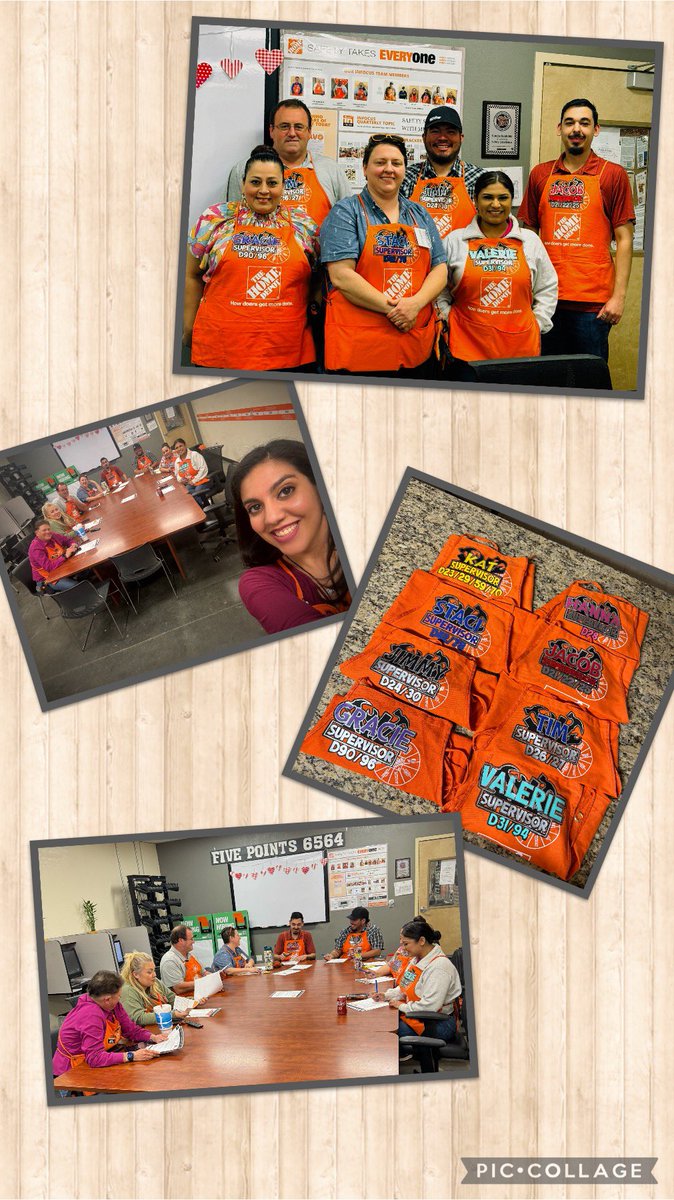 🔸#thd6564 leadership team in todays #LeadersEdge🔸Made aprons for my DS team! Thank you for living our values & being servant leaders!🔸 @nmkimwalters @65fbea @JeffSmi82868051 @13lucylu_HD @JimmyEchavarria @Jacob_Kautz_ @ysas10526 @Hanna08258794 @ThomasMageeTHD @BrendanMcDowel9