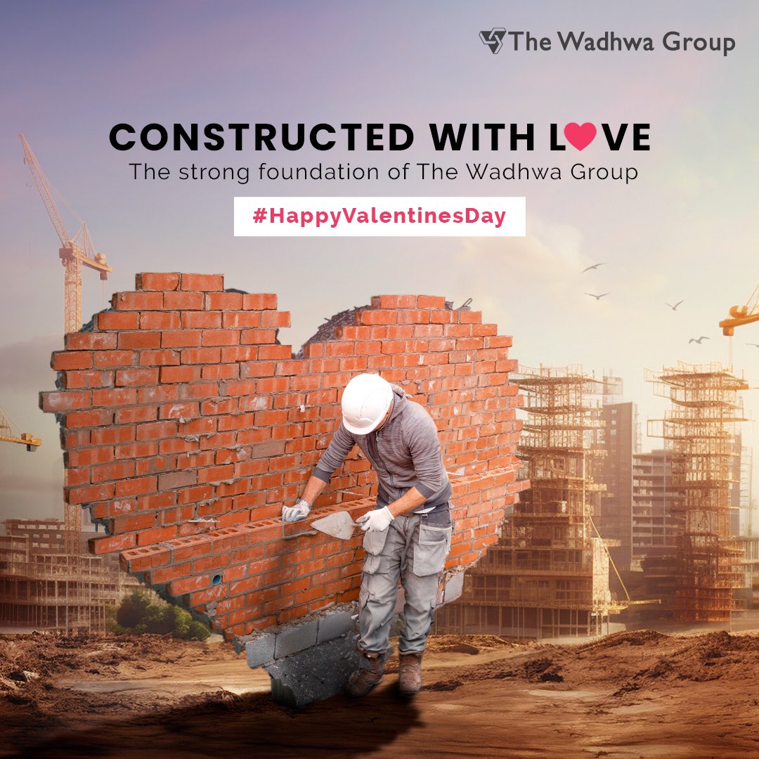 Turning bricks into bonds, and houses into homes, with love!

#TheWadhwaGroup #ValentinesDay #HappyValentinesDay #strongfoundation #Valentine2024
