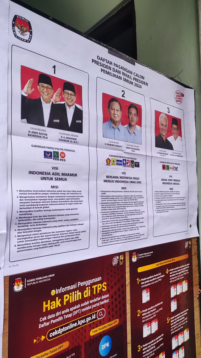 Tong hilap 😋 #AMINAjaDulu #AMINkanIndonesia