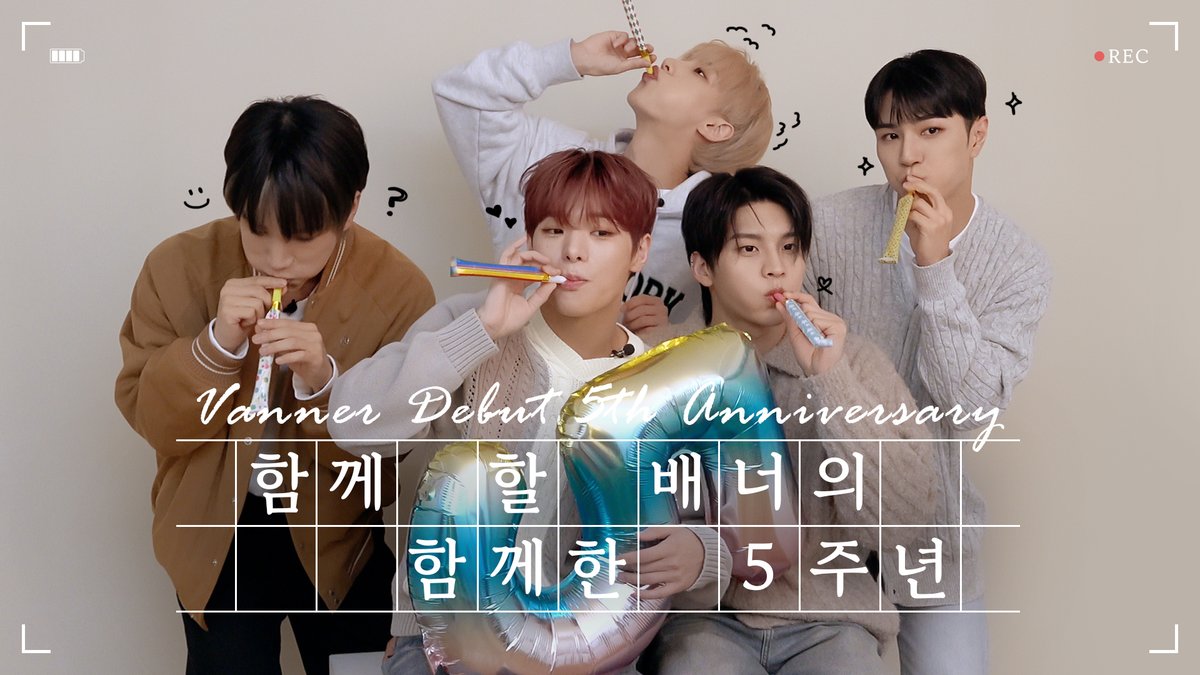 [🎥]

✨VANNER Debut 5th Anniversary✨ | 함께 할 배너의 함께한 5주년

🔗 youtu.be/Oz1JBeq_5xE

#VANNER #배너 
#VANNER_5th_Anniversary
#배너_5주년_질수없지
#HAPPY_5TH_ANNIVERSARY_VANNER