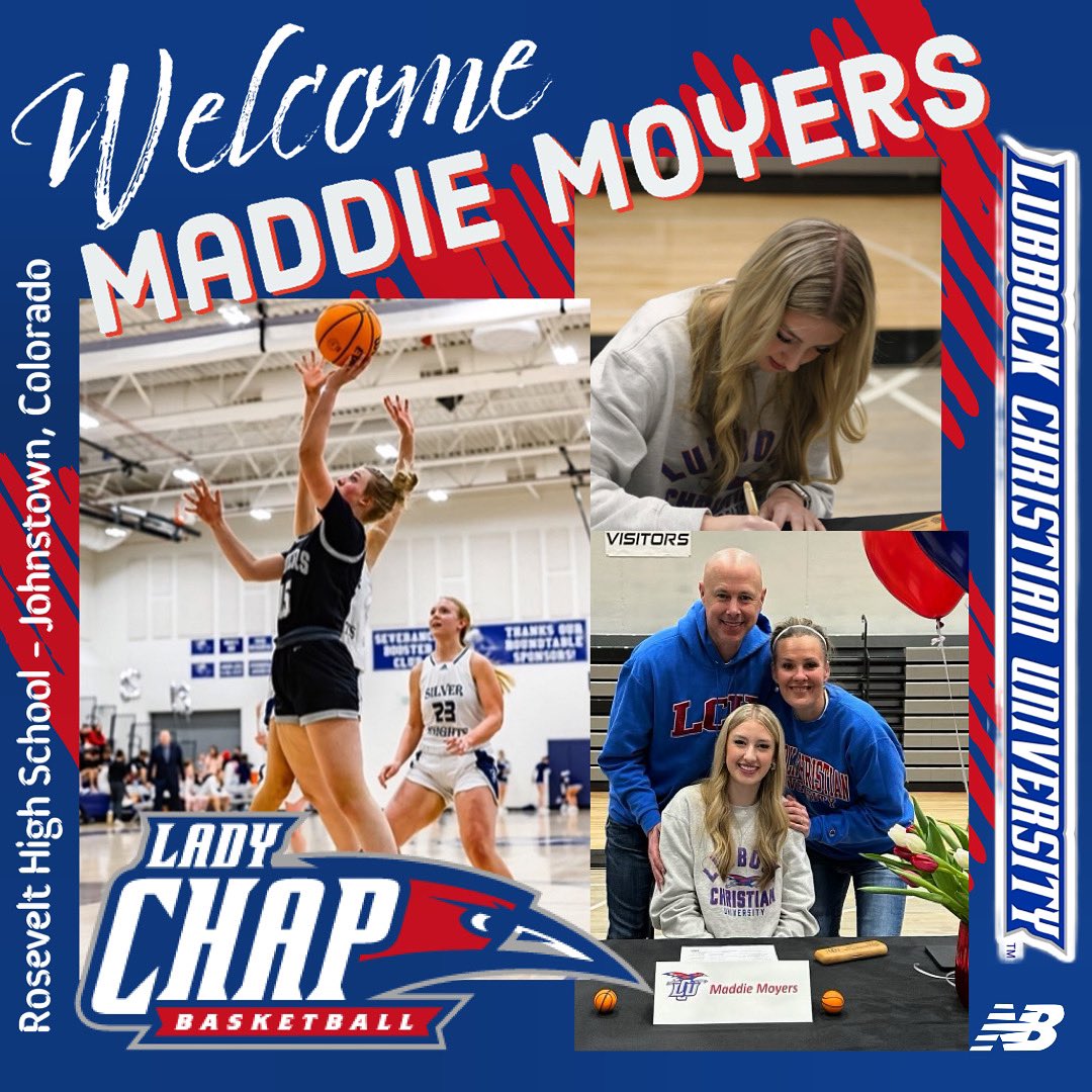 Lubbock Christian University Women's Basketball (@lcuwomensbball) on Twitter photo 🌟 Congratulations, <a href="/Maddie_Moyers/">Maddie Moyers</a>, for helping your high school team to victory on Senior Night! 🏀🎉 Excited to have you joining us at LCU in the fall! 🎓 🌟 Congratulations, <a href="/Maddie_Moyers/">Maddie Moyers</a>, for helping your high school team to victory on Senior Night! 🏀🎉 Excited to have you joining us at LCU in the fall! 🎓