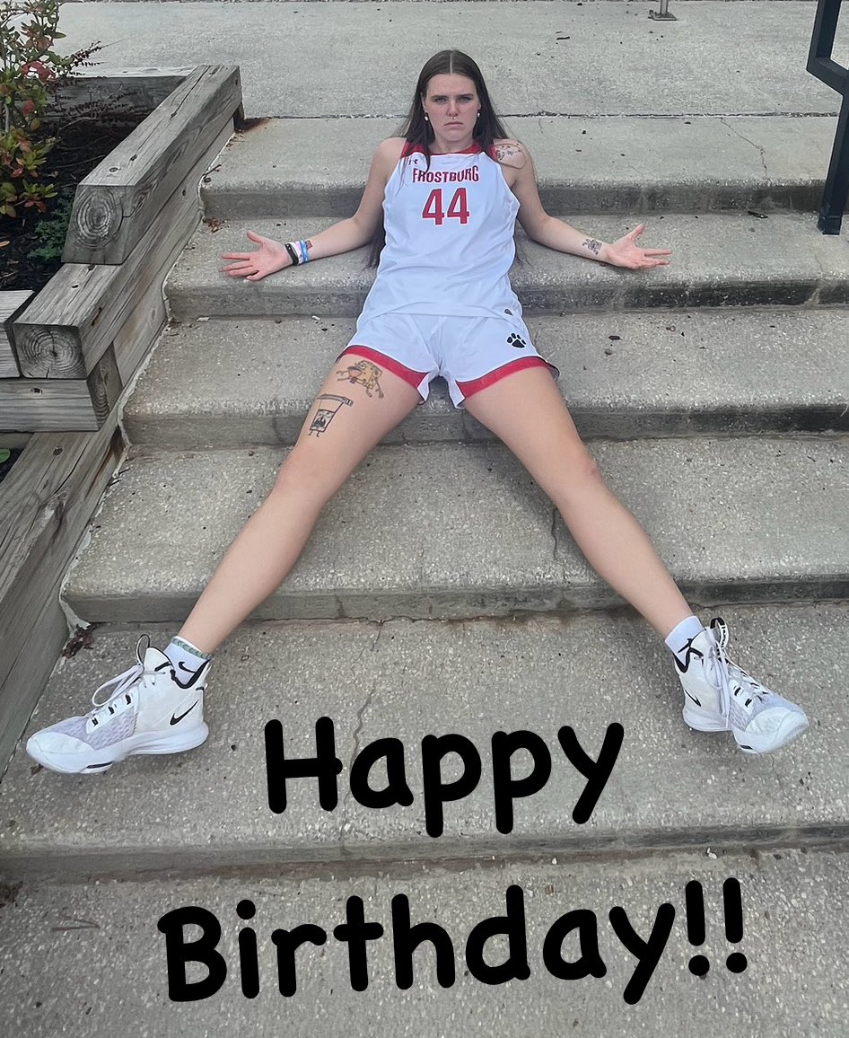 FROSTBURG_WBB's tweet photo. Happy birthday to our #️⃣4️⃣4️⃣ Jenna Valentine Liska‼️ We hope you enjoy your day! #godoodleitsyourbirthday https://t.co/VNpmHA3D7a